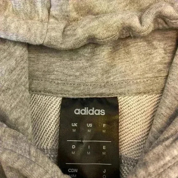 Adidas Hoodie sweatshirt size Medium‎ color Grey - Picture 4 of 5